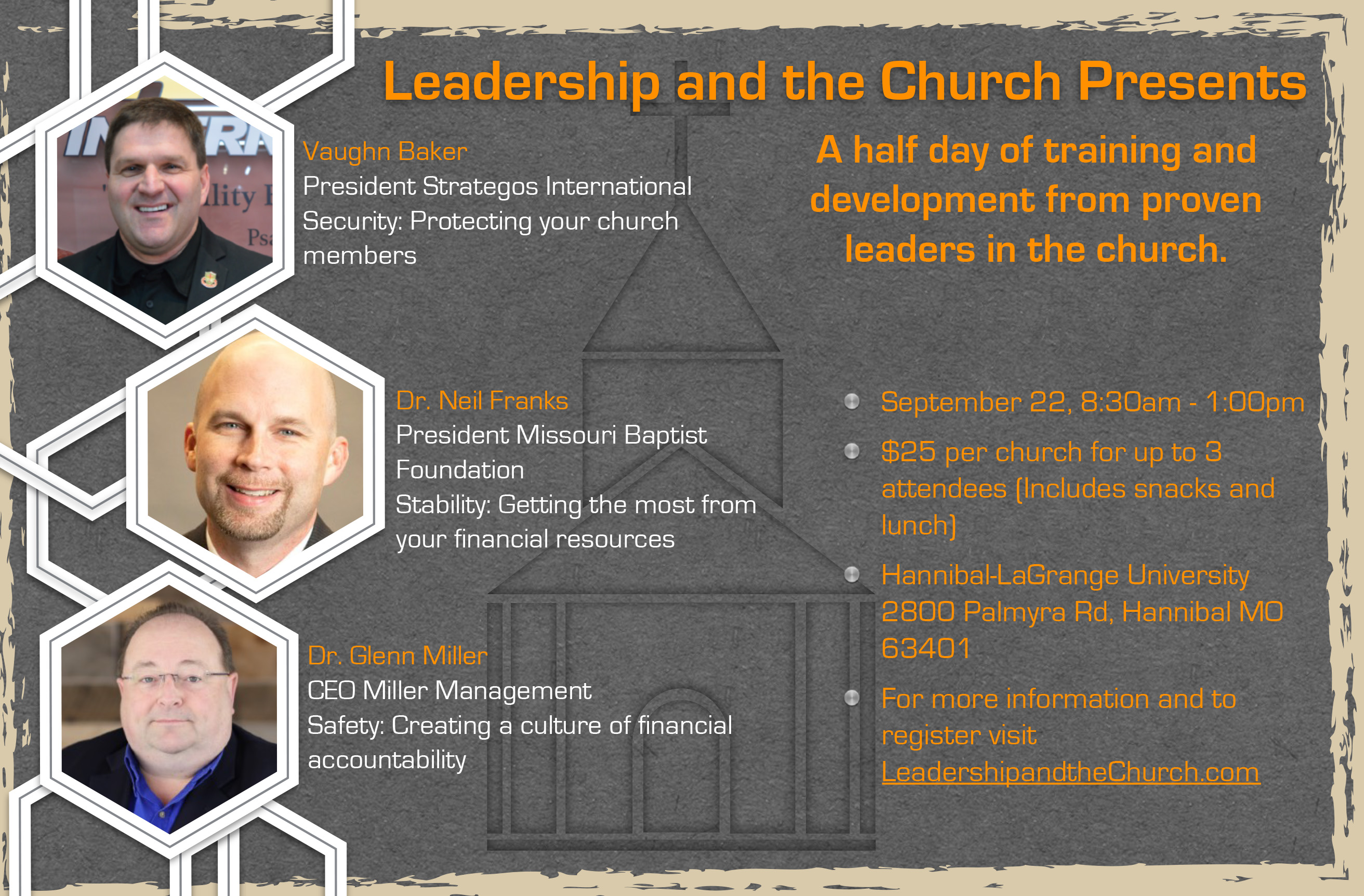 church leadership conference post card